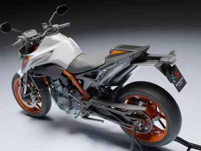 KTM Duke 890 R 2021 Low-poly 3D model