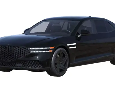 Genesis G90 Prestige Black 3D model