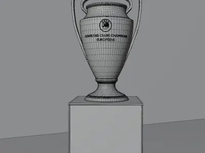 UEFA Champions League Trophy 3D model