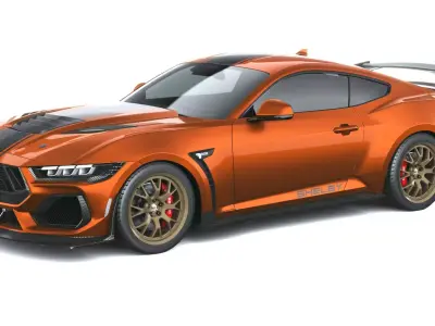 Shelby S650 Super Snake 2026 LowPoly Low-poly 3D model