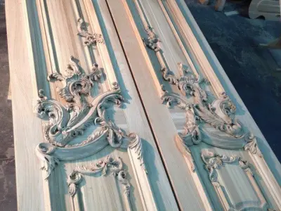 Door baroque 3D print model