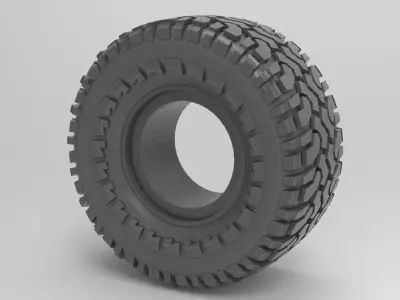 Truck tire 3D print model