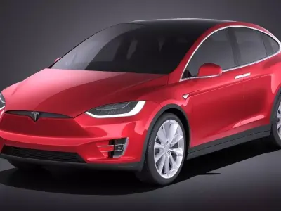 Tesla Model X 2018 3D model