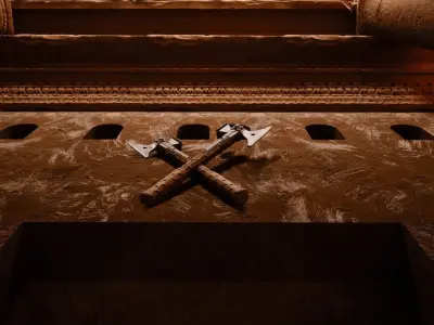 Roman Grave - Unreal Engine Low-poly 3D model