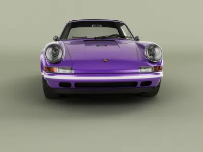 Singer Porsche 911 Targa 3D model
