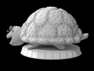 Cartoon Turtle  3D model purchase