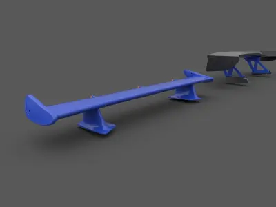 Body kit Skyline R34 Spoiler 3D model