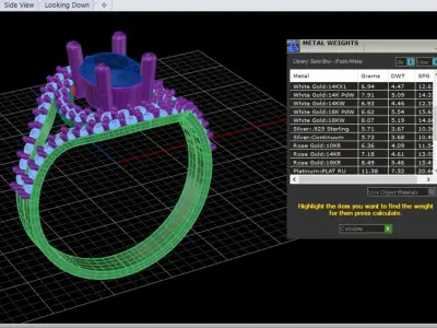 Oval Diamond Halo Ring  Free 3D print model