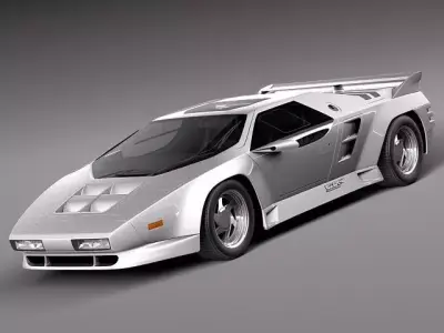 Vector W8 1990 1992 3D model