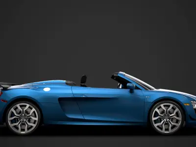 Audi R8 V10 Competitions Spyder 2016 3D model