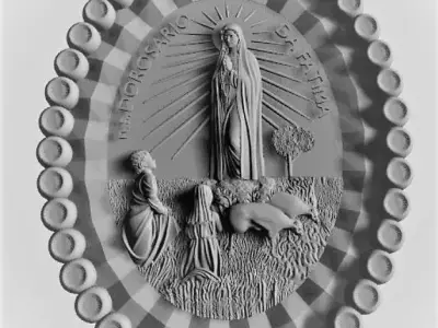 VIRGEN DE FATIMA 3D print model