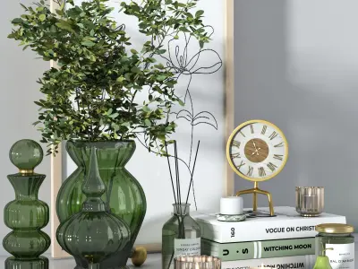 Decorative set 09 3D model