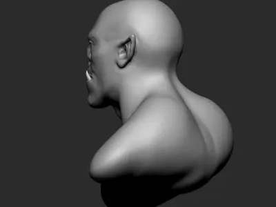 ORC STATUE - MESH BASE 3D print model