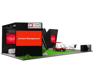 Booth Exhibition Stand a579d  3D model