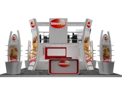 Booth Exhibition Stand a358a  3D model