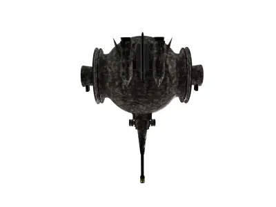 BattleBot Military  Free low-poly 3D model