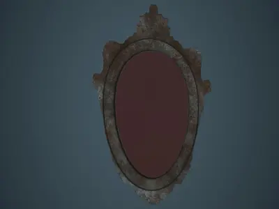 Mirror 2B Low-poly 3D model