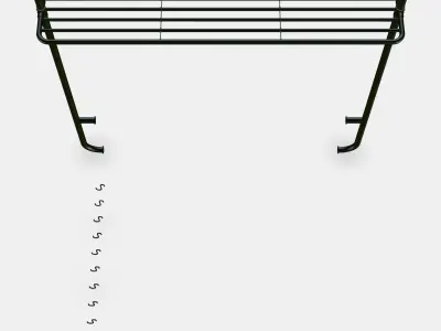 VADHOLMA Rack for kitchen island Low-poly 3D model