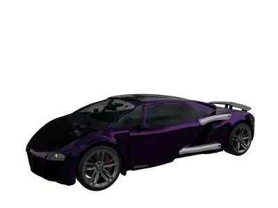  Tarzan car High Poly 3D Supercar Model Realistic  3D model