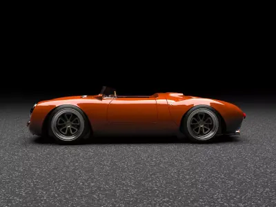 PORSCHE 550 SPYDER 1965   3D model