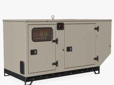 Industrial Generator 3D model