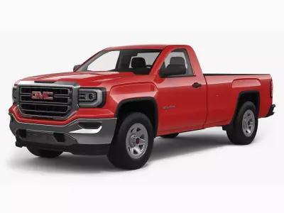 2018 GMC Sierra 1500 Regular Cab 3D model