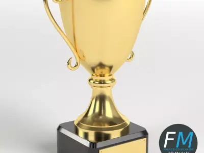 Trophy cup 1 3D model