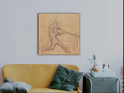 Baseball at NewYork 3D print model