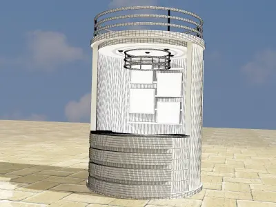 Booth Exhibition Stand a337 3D model