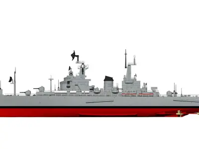 USS Northampton CLC 1 3D print model