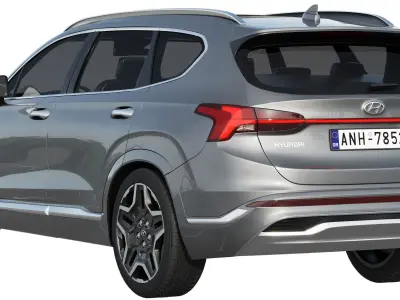 Hyundai Santa Fe 2021 3D model