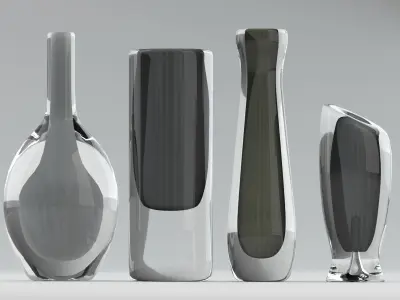 Vases 01 3D model