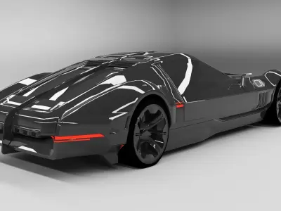 CyberPunk 2077 Car Low-poly 3D model