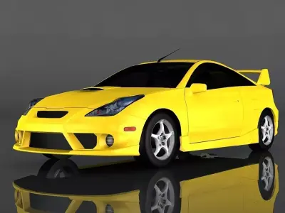Toyota Celica SS Low-poly 3D model
