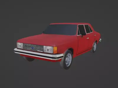 Chevrolet Opala 1980 Low-poly 3D model
