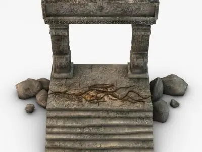 Ancient Entrance Design 3D model