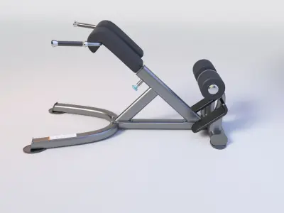 ROMAN CHAIR Gym Equipment Free low-poly 3D model
