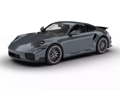Porsche 911 Carrera Turbo S Aero 2026 3d model 3D model