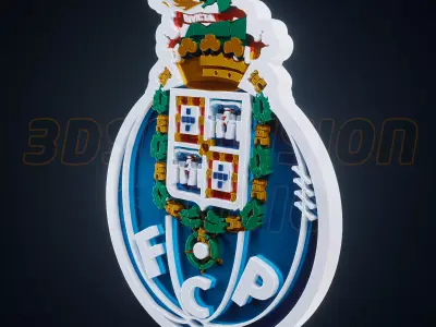 Porto logo - Cinematic - 3D print 3D model