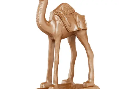 Egyptian camel figurine 3D model