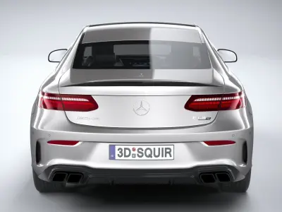 Mercedes-Benz E63 Coupe AMG 2021 3D model