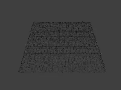 carpet rug Low-poly 3D model