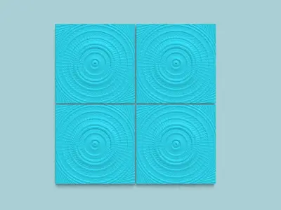 Wall Panel A18 Ornament - Interior Design Decoration 3D print model