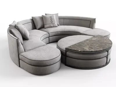 Borromeo Modular Sofa 3D model