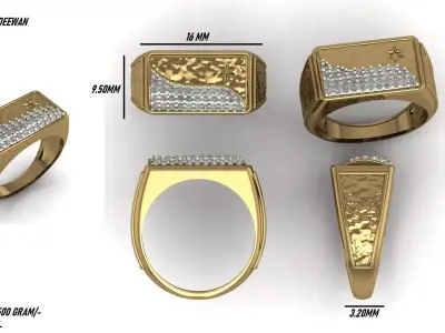 ART RING 3D model