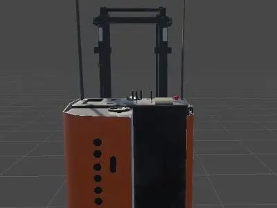 forklift Low-poly 3D model