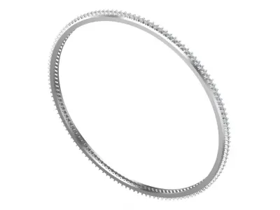 Gold Diamond Look Light Bangle 3D print model