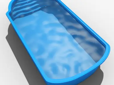 Orlik swimming pool 3D model