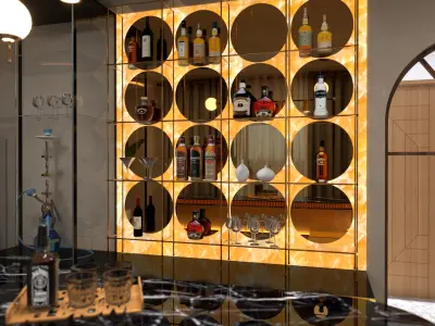 Bar Room 3D model