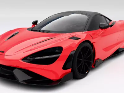 McLaren 765LT 2022 Low-poly 3D model